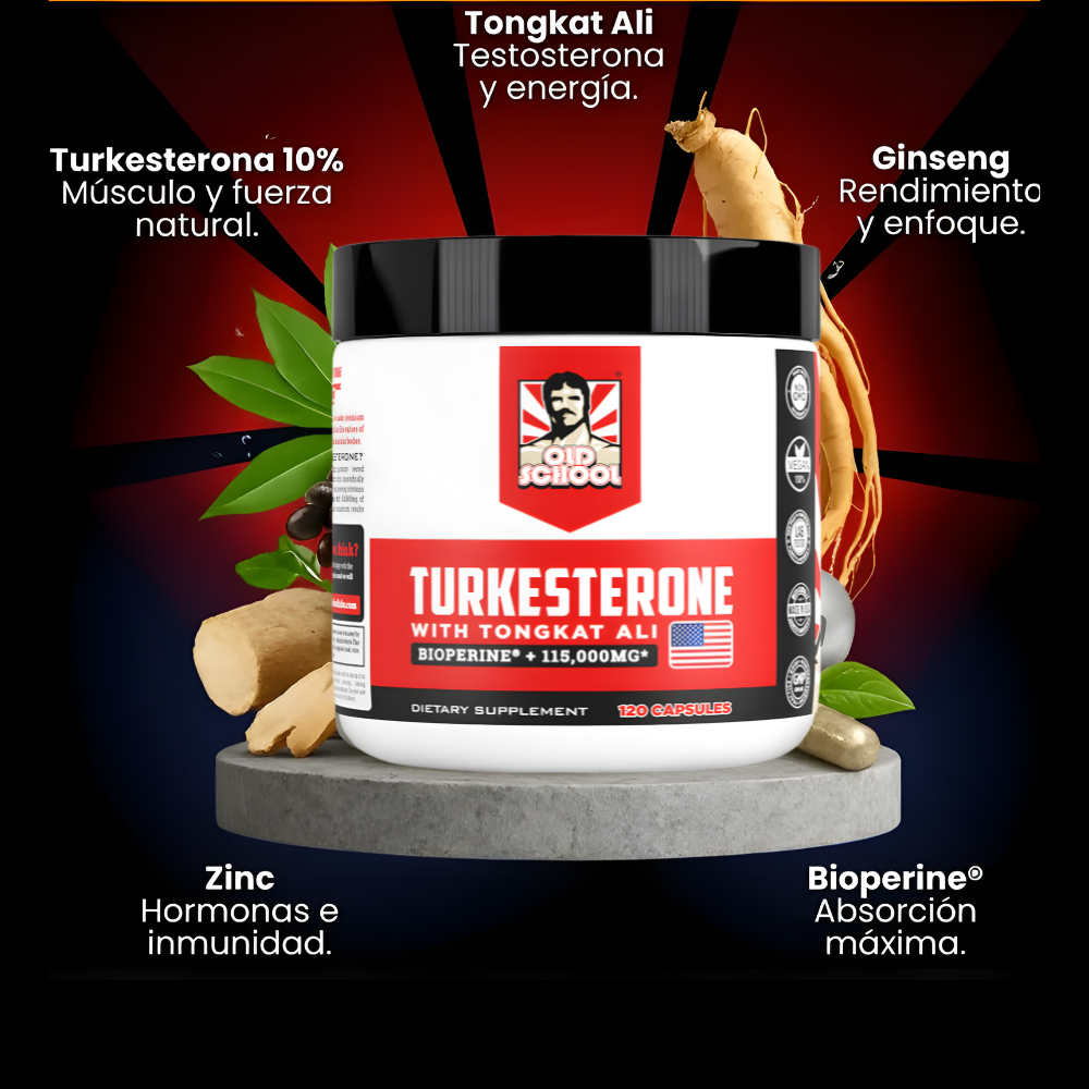 Suplemento Turkesterone 120 Capsulas