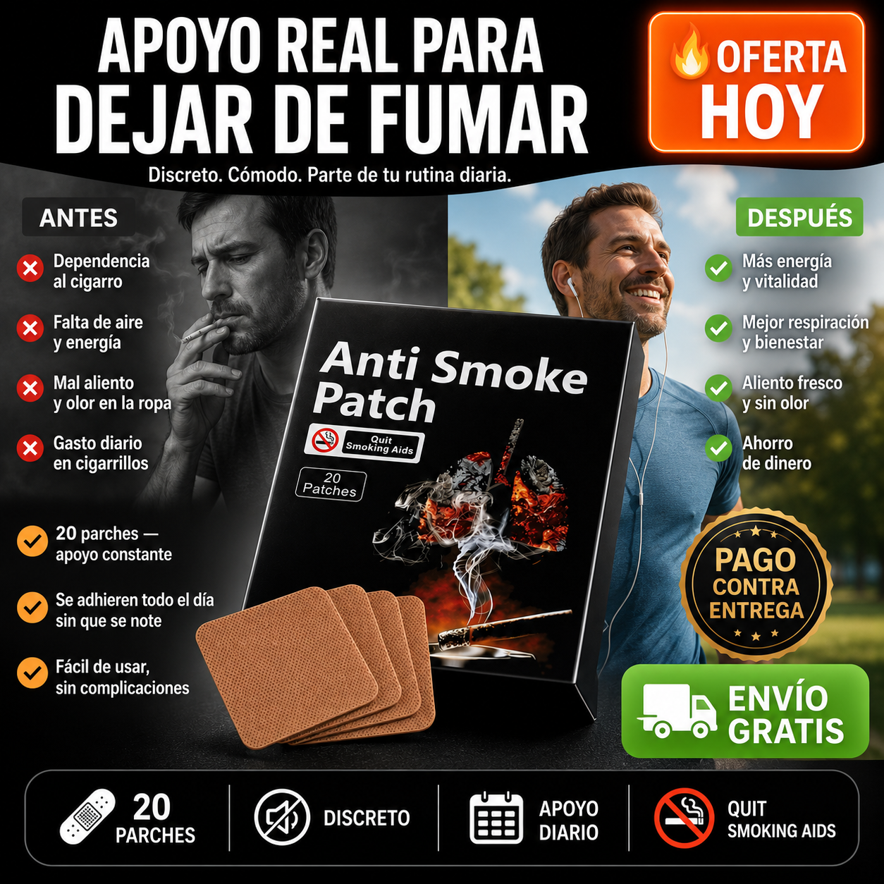 Parches para Dejar de Fumar | Tu Apoyo Diario Para Construir el Cambio