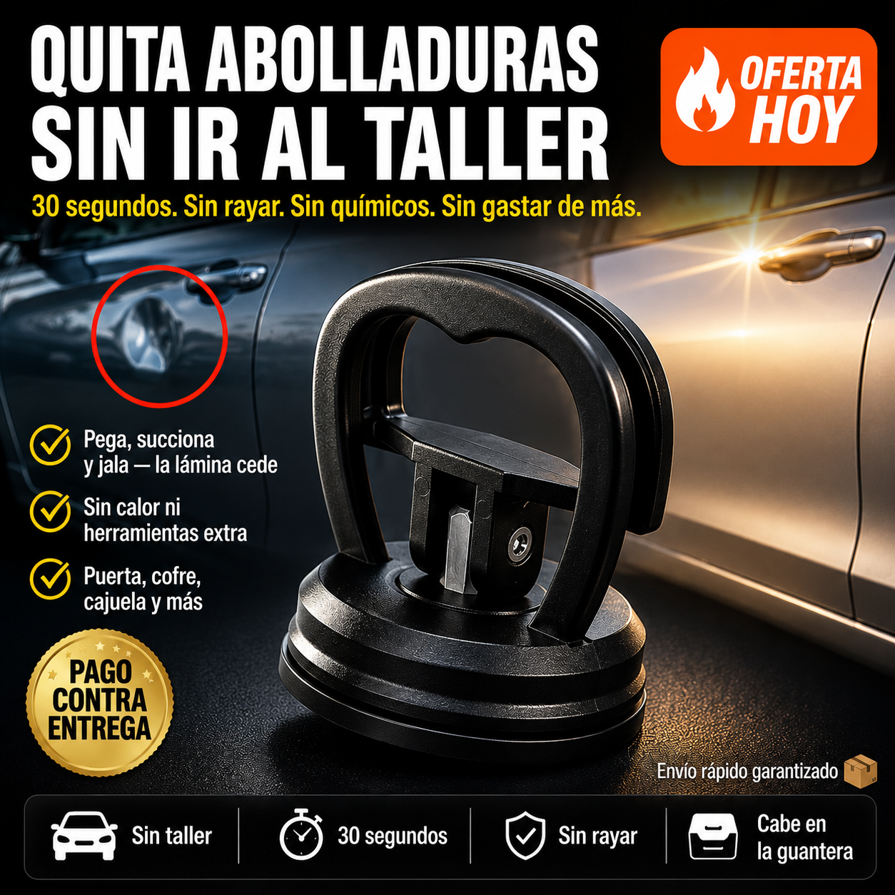 PullMASTER® Ventosa SACA GOLPES EN SEGUNDOS