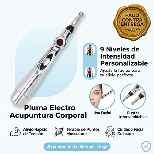 Pluma Electro Acupuntura Corporal