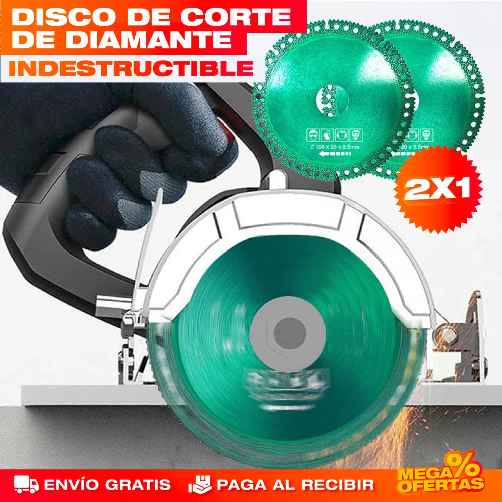 DISCO DE DIAMANTE INDESTRUCTIBLE PROMO 2X1