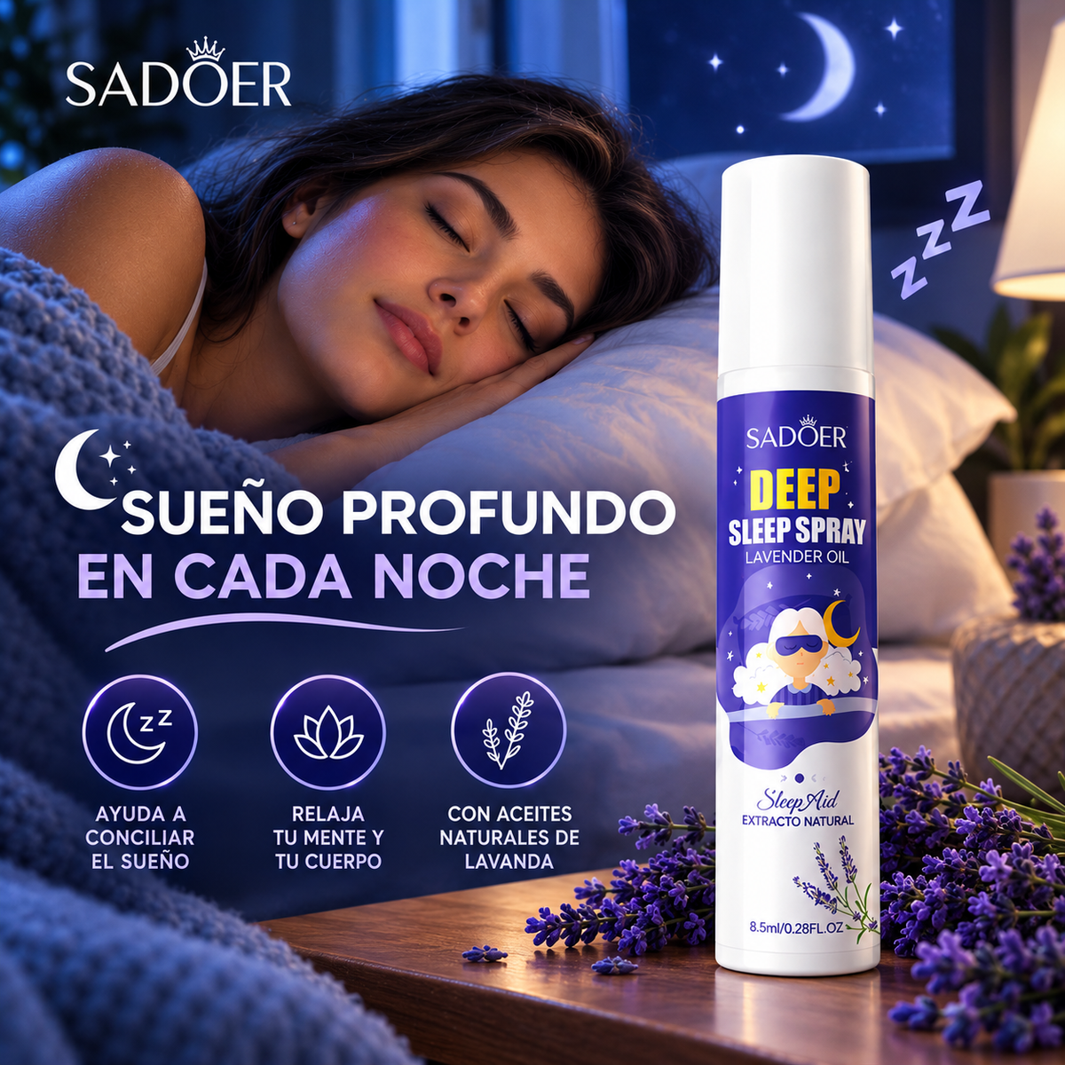 Spray Para Dormir Relajante