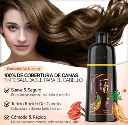 SHAMPO 3 EN 1 CUBRE CANAS REJUVENECEDOR