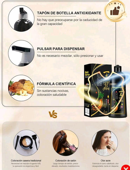 SHAMPO 3 EN 1 CUBRE CANAS REJUVENECEDOR