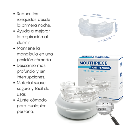 SLEEP PRO-GUARDA BUCAL |ELIMINA LOS RONQUIDOS| ¡OFERTA ESPECIAL!