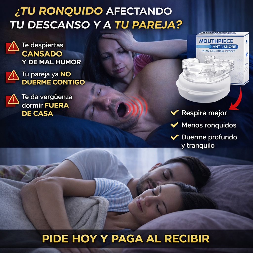 SLEEP PRO-GUARDA BUCAL |ELIMINA LOS RONQUIDOS| ¡OFERTA ESPECIAL!