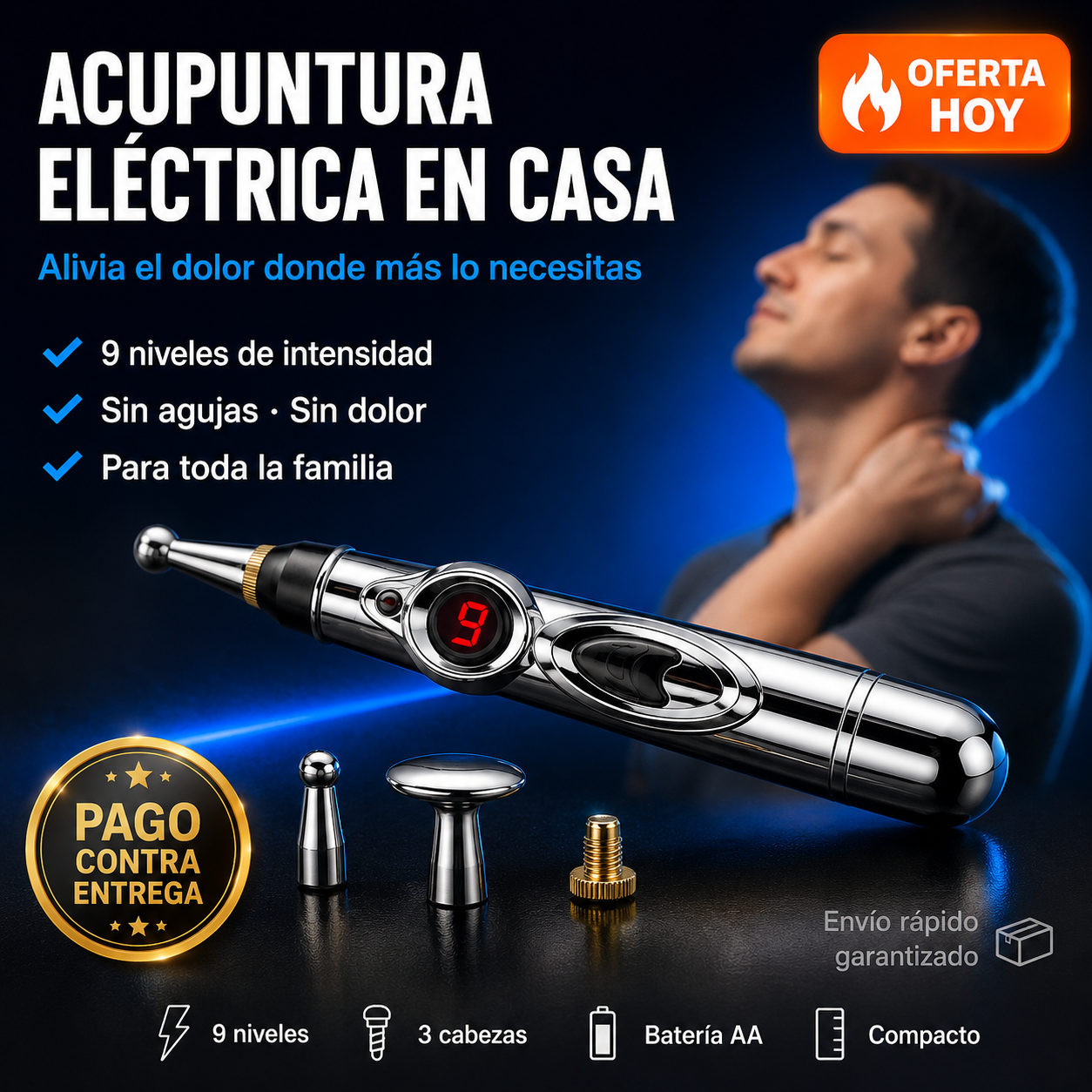 Pluma Electro Acupuntura Corporal