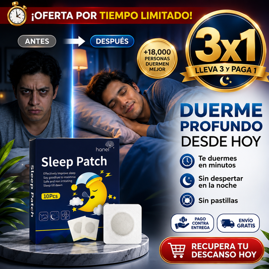 Sleep Patch® Parches para Dormir | Duerme Profundo Desde la Primera Noche
