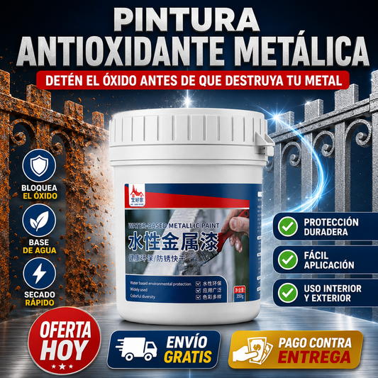 Pintura Antioxidante Metálica | Detén el Óxido Antes de Que Destruya Tu Hogar