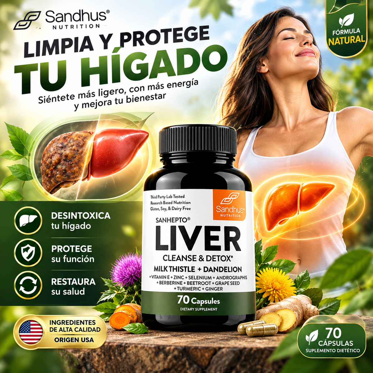 Suplemento Liver Limpieza Higado