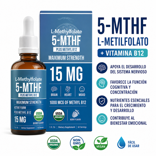 Suplemento 5-MTHF L-Metilfolato Vitamina UPSELL HYPM NUBEST