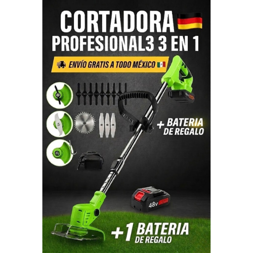 | Cortadora Inalámbrica Profesional 🇩🇪 |(Incluye 1 Baterías + 10 Cuchillas de Regalo)