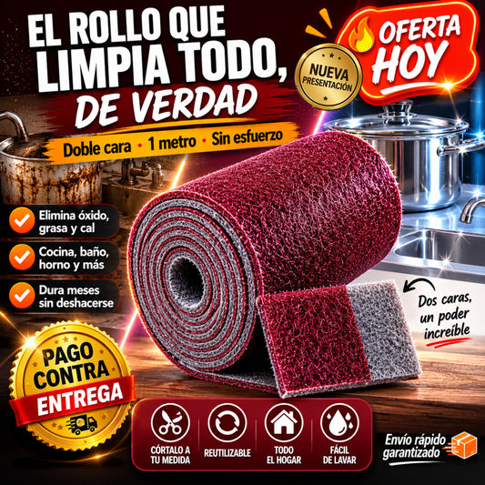 Rollo de Esponja Mágica 1M | Limpia Todo Sin Esfuerzo
