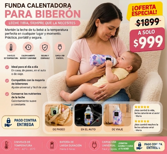 Calentador Portatil Para Biberon Usb 3
