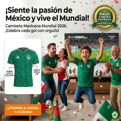 Camiseta Mexicana Mundial 2026