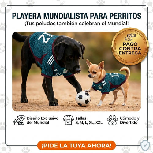 JERSEY OFICIAL DEL MUNDIAL PERRONA