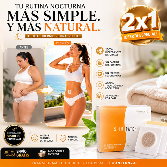 Slim Patch Forte® | Parche Adelgazante Natural que Actúa Mientras Duermes