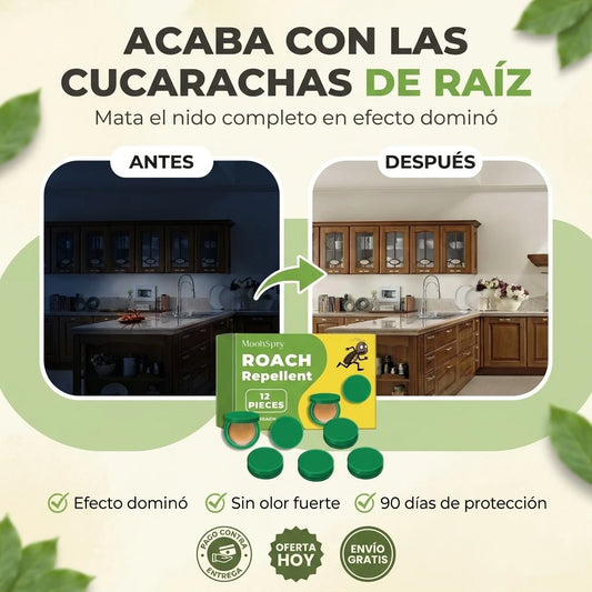 Repelente PestDom® Pro 12 Piezas | Acaba con la Plaga en Efecto Dominó