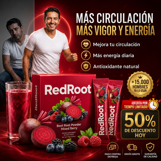 RedRoot® Superalimento de Remolacha | Más Circulación, Más Vigor y Más Energía