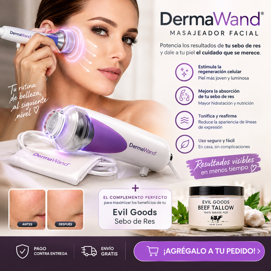 Masajeador Facial Antiedad DERMAWAND UPSELL EVIL BALSAMO