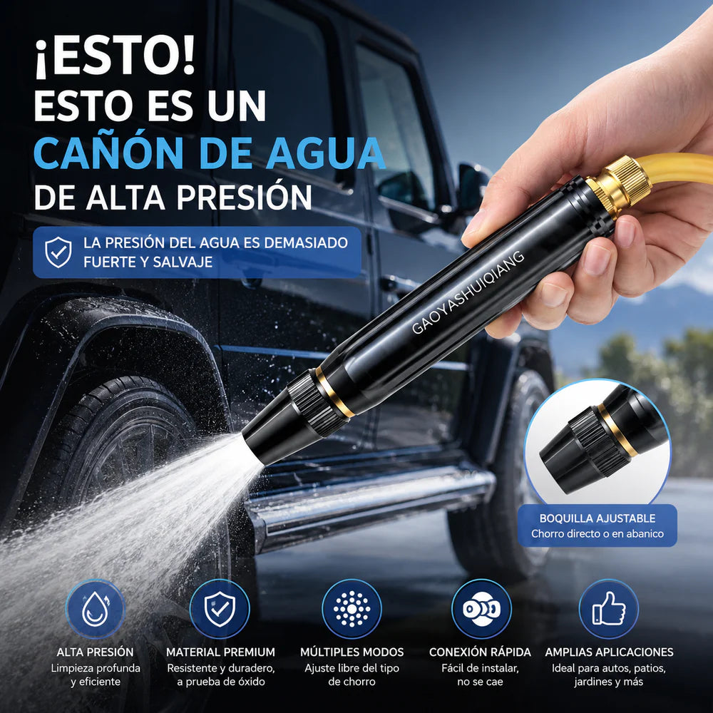 WaterJET® ALTA PRESION EN CASA SIN HIDROLAVADORA