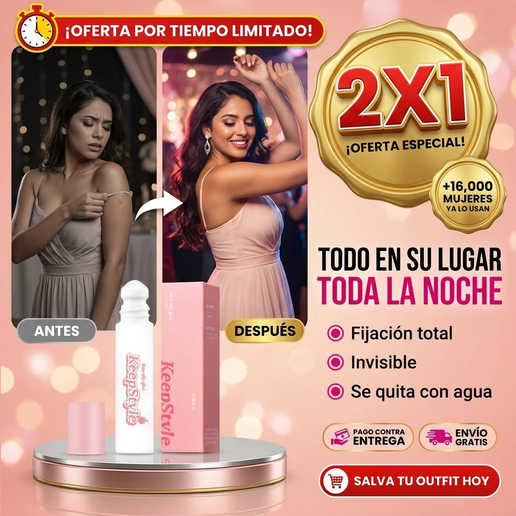 Sticky Glue® Pegamento para Ropa y Piel | Adiós a los Fallos de Outfit