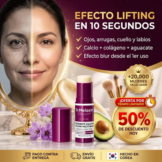 BlurLift® Bálsamo Facial 4 en 1 con Calcio | Efecto Lifting en 10 Segundos