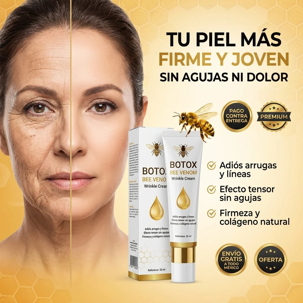 Crema BeeVenom Lift® | Efecto Tensor Sin Agujas