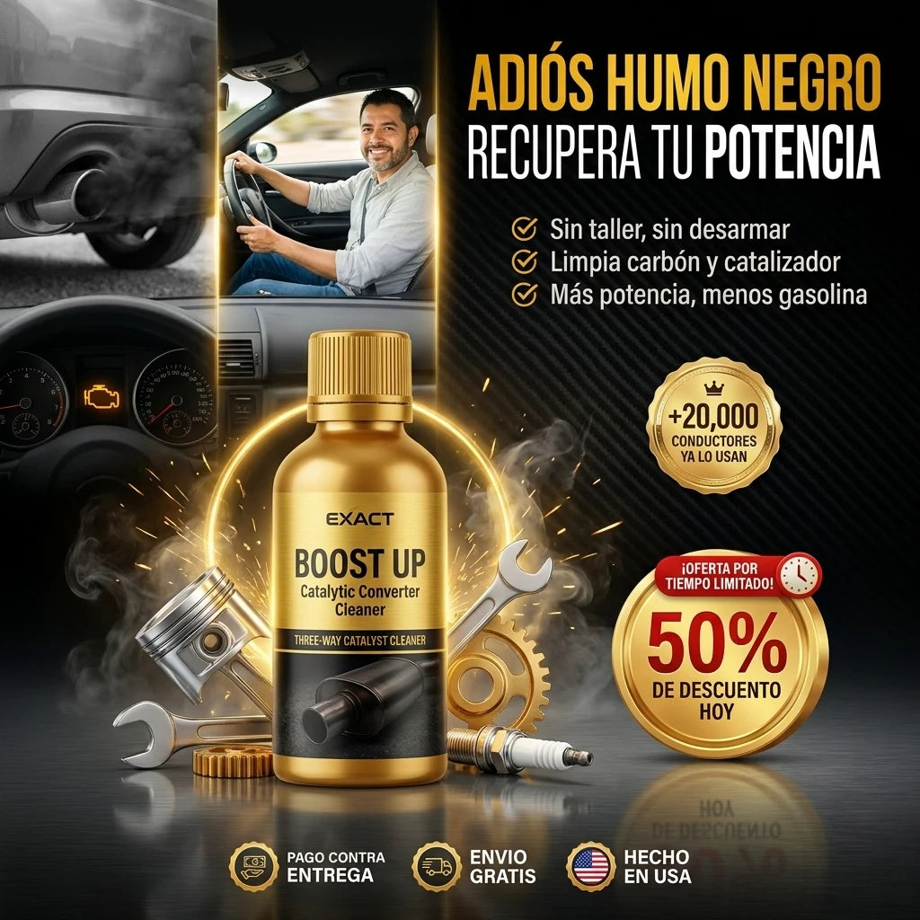 TurboFlow® Limpiador de Catalizador | Adiós Humo Negro y Pérdida de Potencia