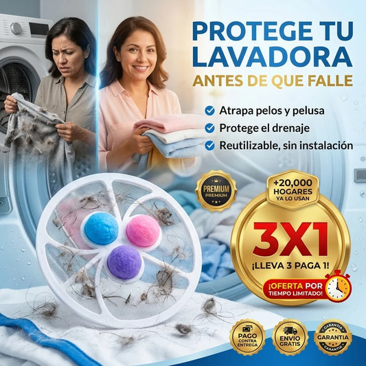 LintGuard® Filtro Atrapa Pelusa para Lavadora | Protege tu Lavadora Antes de que Falle