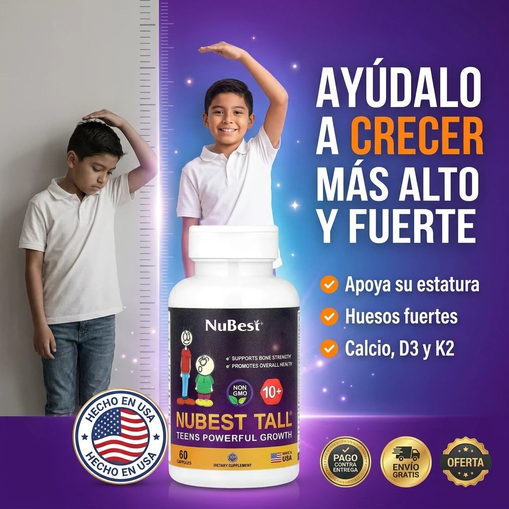 NuBest Tall® 10+ | Apoyo de Crecimiento y Estatura para Niños y Adolescentes