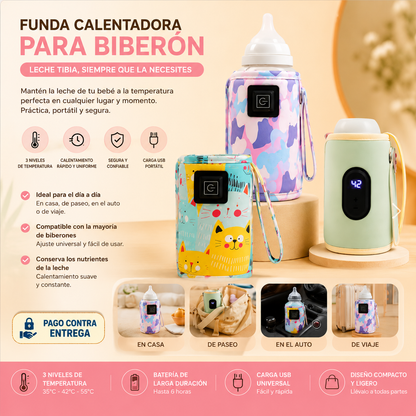 Calentador Portatil Para Biberon Usb 3