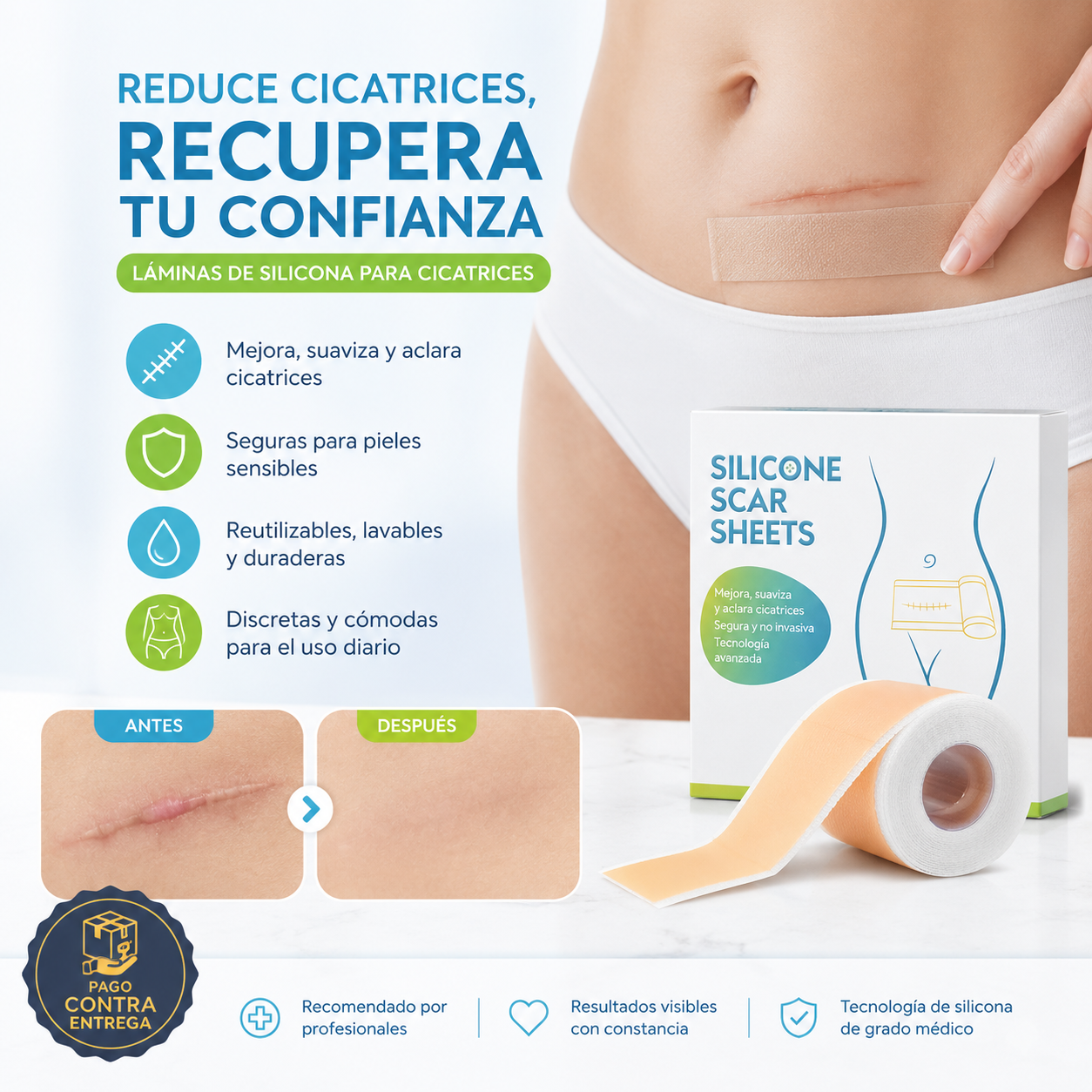 Cinta Médica Maguey V®: Borra tus Cicatrices y Recupera tu Confianza