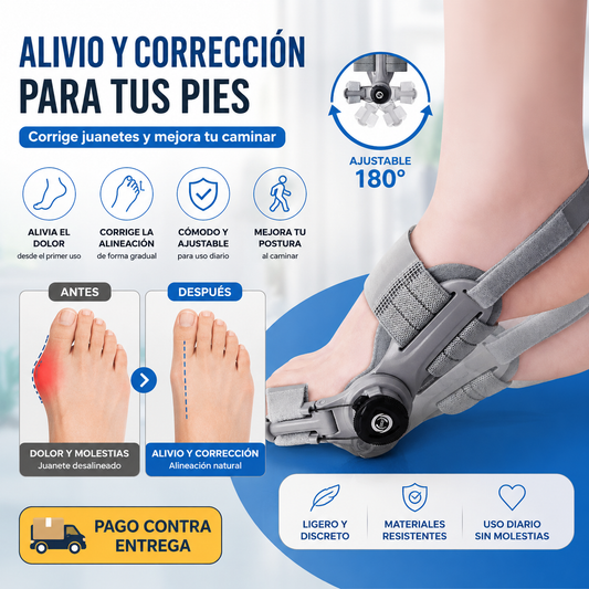 Corrector Articulado Bellati®: Alinea tu Pie y Camina Libremente Sin Dolor