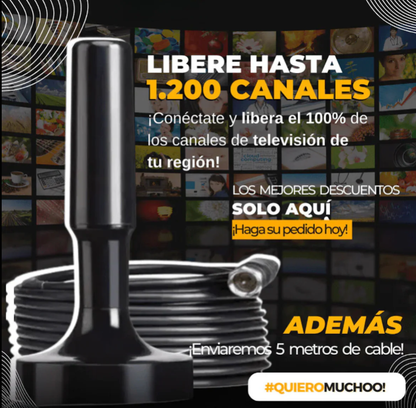 Antena Digital SignalPlus®: Canales HD Gratis y Señal Perfecta al Instante